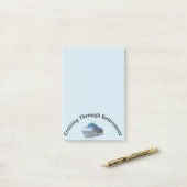 Cruisen door pensioen schip Custom Gift Post-it® Notes (Op bureau)