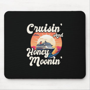 Cruisen en honingmoonen - Overeenkomende pasgehuwd Muismat
