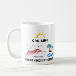 Cruisen en samen herinneringen maken koffiemok