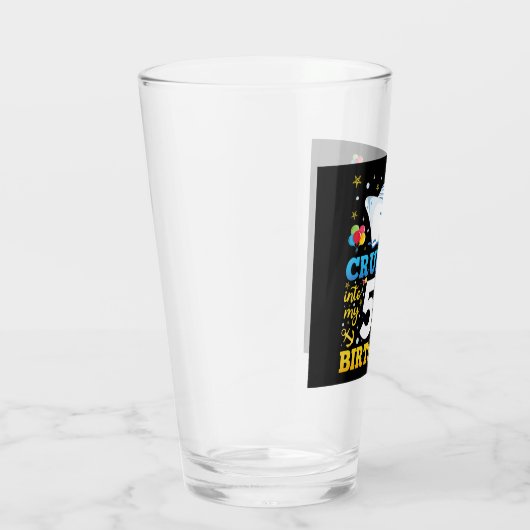 Cruisen in mijn 55 verjaardagsfeestje Drink Glas (Rechts)