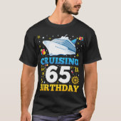 Cruisen in mijn 65 verjaardagsfeestje Mannen T-shirt (Voorkant)
