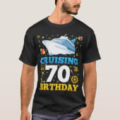 Cruisen in mijn 70 verjaardagsfeestjes Mannen T-shirt (Voorkant)