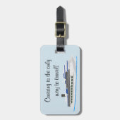 Cruisen is de enige manier om bagage te vervoeren bagagelabel (Voorkant verticaal)