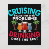 Cruisen lost de meeste van mijn problemen op Drink Flyer (Achterkant)