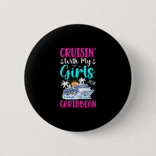 Cruisen Met Mijn Meisjes Caribische Cruise 2026 Me Ronde Button 5,7 Cm