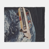 Cruisen met P Fleece Deken (Voorkant (Horizontaal))