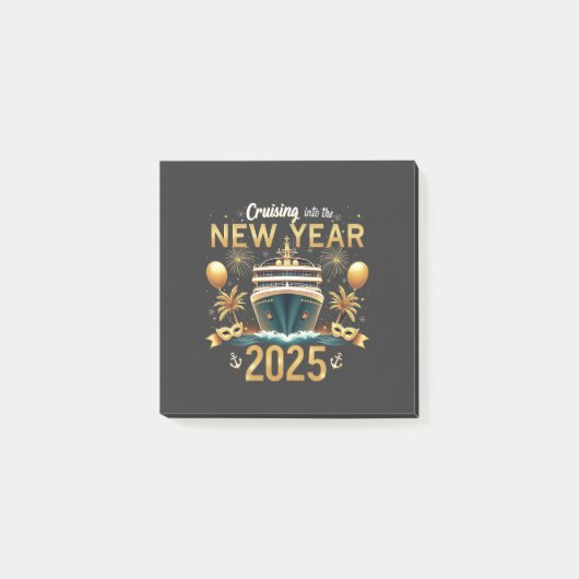 Cruisen naar het nieuwe jaar 2025 Eve Family Crew Post-it® Notes (Voorkant)