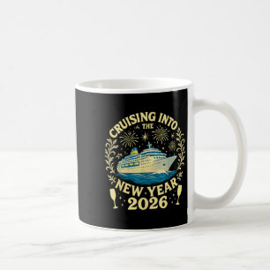 Cruisen naar het nieuwe jaar 2026 Happy New Year 2 Koffiemok