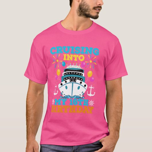 Cruisen naar mijn 16e verjaardagsfeestje, Cruise T T-shirt (Voorkant)