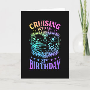 Cruisen naar mijn 21e verjaardags cruise kaart