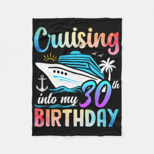 Cruisen naar mijn 30e verjaardag 30 jaar oud Verja Fleece Deken