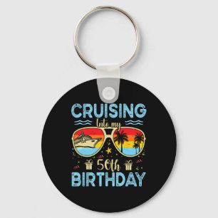 Cruisen naar mijn 50e verjaardag - 50e verjaardag sleutelhanger
