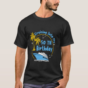 Cruisen naar mijn 50ste verjaardag Cruise 50 jaar  T-shirt
