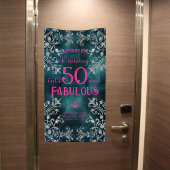Cruisen naar XX en Fabulous Birthday Cruise Door Spandoek