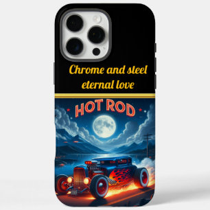 Cruisen onder het maanlicht in een klassieke hot r iPhone 16 pro max hoesje
