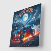 Cruisen onder het maanlicht in een klassieke hot r vierkante klok (Hoek)