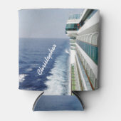 Cruisen op Balkon Rij gepersonaliseerd Blikjeskoeler (Voorkant)