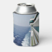 Cruisen op Balkon Rij gepersonaliseerd Blikjeskoeler (Blikje Achterkant)