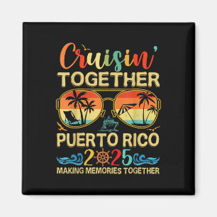Cruisen samen Puerto Rico 2025 Matching Group V Magneet