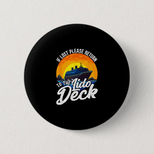 Cruiseontwerp voor cruiseschip liefhebber - Keer t Ronde Button 5,7 Cm