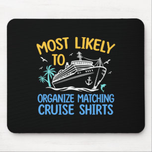 Cruiseploeg organiseert waarschijnlijk matchingcru muismat