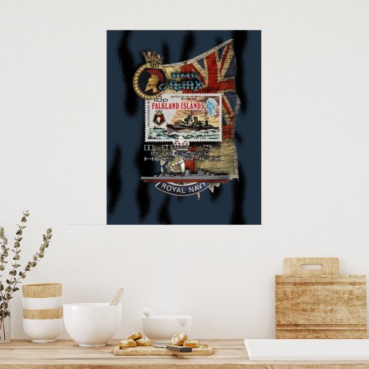 cruiser A HMS AJAX Poster (Keuken)