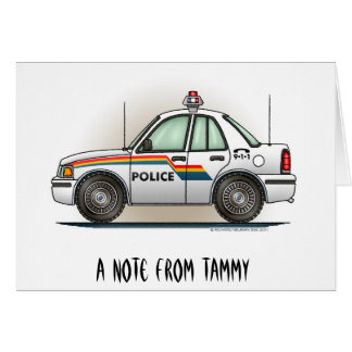 Cruiser-auto van politie
