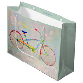 Cruiser Bike Gift Bag Groot Cadeauzakje (Voorkant Gekanteld)