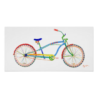 Cruiser Bike Poster