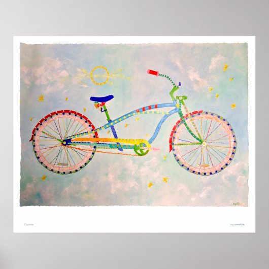 Cruiser Bike Print (Voorkant)