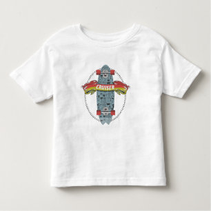 Cruiser Skateboard sticker tattoo design Kinder Shirts