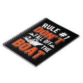 Cruiseregels Boat Funny Cruise Ship Notitieboek (Linkerzijde)