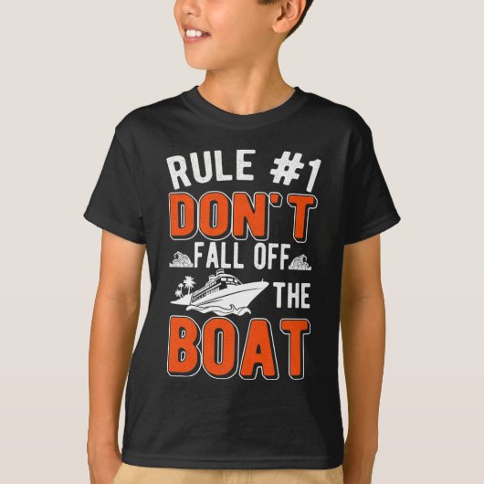 Cruiseregels Boat Funny Cruise Ship T-shirt (Voorkant)