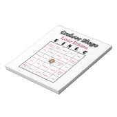 Cruiser's Bingo Liner Editie Notitieblok (Linkerzijde)