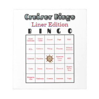 Cruiser's Bingo Liner Editie Notitieblok