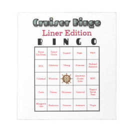 Cruiser's Bingo Liner Edition Notitieblok