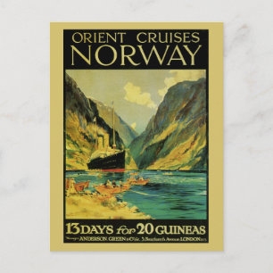 cruises Groot-Brittannië Noorwegen Briefkaart