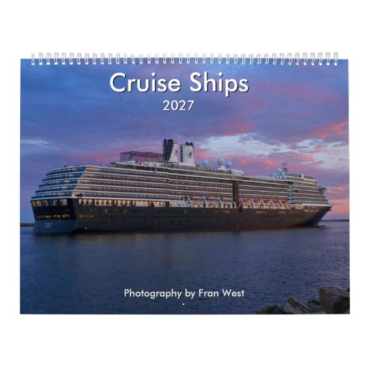 Cruiseschepen 2027 kalender (Hoes)