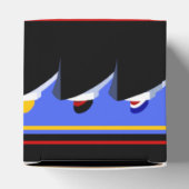  cruiseschepen Art Deco Poster Bedankdoosjes (Bovenkant)