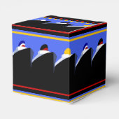  cruiseschepen Art Deco Poster Bedankdoosjes (Achterkant)