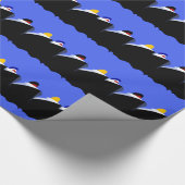 cruiseschepen Art Deco Poster Cadeaupapier (Hoek)