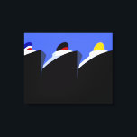 cruiseschepen Art Deco Poster Canvas Afdruk<br><div class="desc">Allemaal aan boord voor een reis terug in de tijd met dit prachtige cruiseschip poster reproductie! Deze iconische retro-reisposter is een stuk uit het WPA-programma van het Federal Art Project, gemaakt door kunstenaar Jack Rivolta in 1937. Het grafisch ontwerp is voorzien van een lijn van elegante oceaanstomers in de haven...</div>