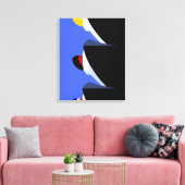  cruiseschepen Art Deco Poster Canvas Afdruk (Insitu (Woonkamer))