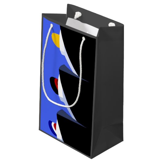  cruiseschepen Art Deco Poster Klein Cadeauzakje (Achterkant Gekanteld)