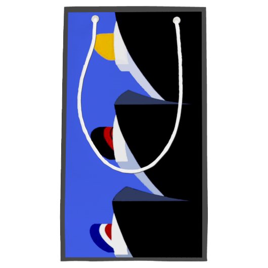 cruiseschepen Art Deco Poster Klein Cadeauzakje (Voorkant)