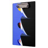 cruiseschepen Art Deco Poster Klembord (Links)