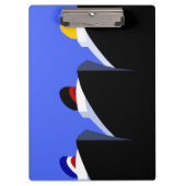  cruiseschepen Art Deco Poster Klembord (Voorkant)