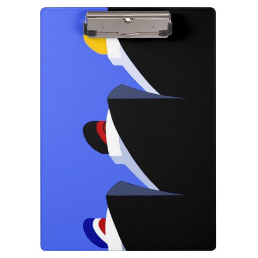 cruiseschepen Art Deco Poster Klembord (Voorkant)