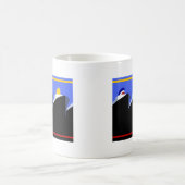 cruiseschepen Art Deco Poster Koffiemok (Center)