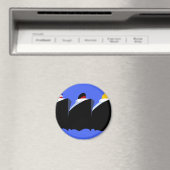  cruiseschepen Art Deco Poster Magneet (Insitu (Vaatwasser))